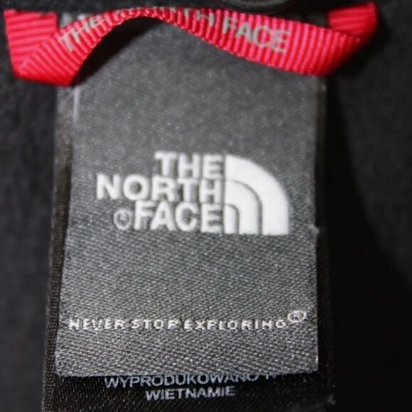 The North Face Fleece Pullover Size Medium Black Quarter Zip Long Sleeve Casual - Picture 5 of 7